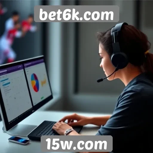 Desempenho do suporte ao cliente no bet6k.com